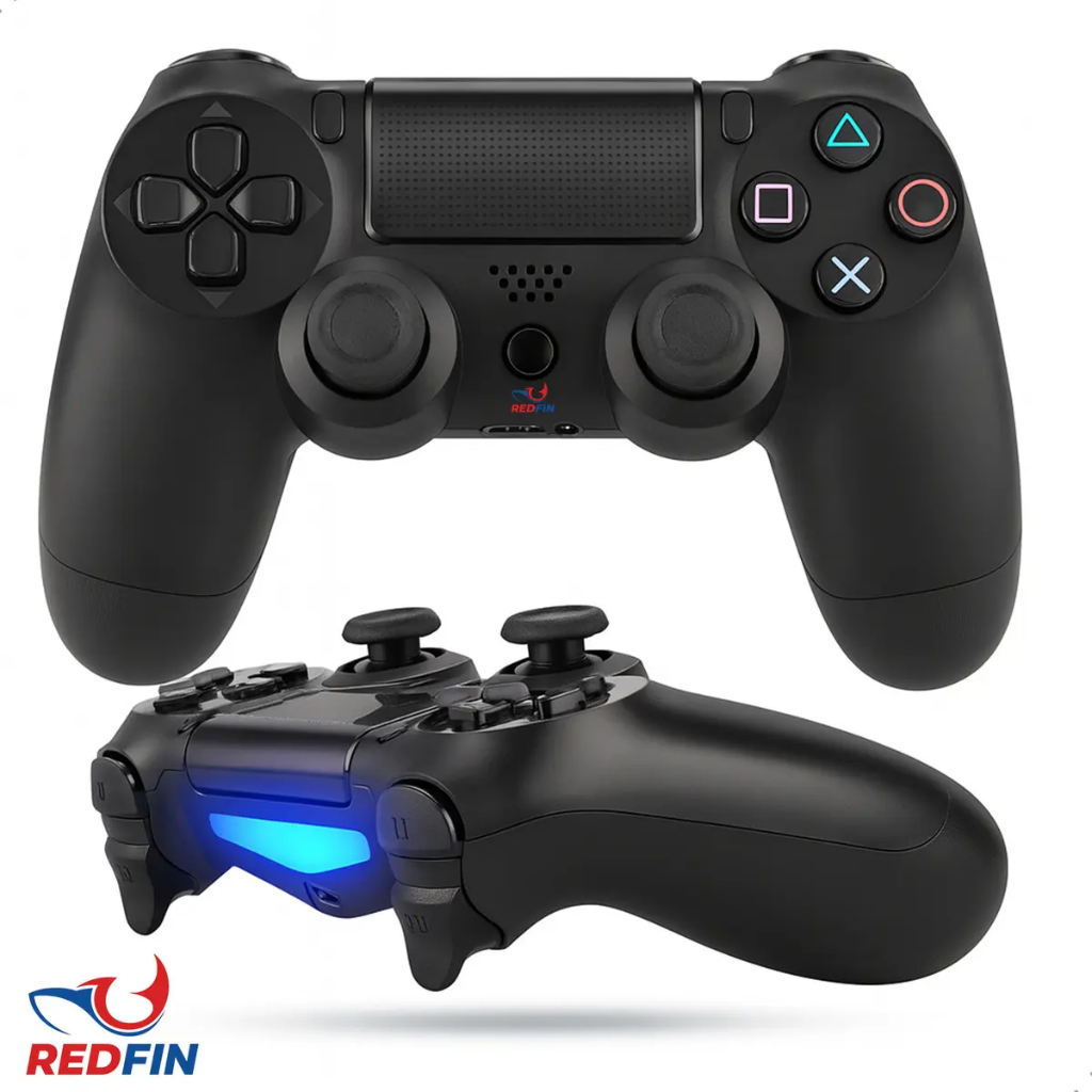 Controle Sem Fio Joystick Redfin Bluetooth Compatível PS4 / PC / Smart TV