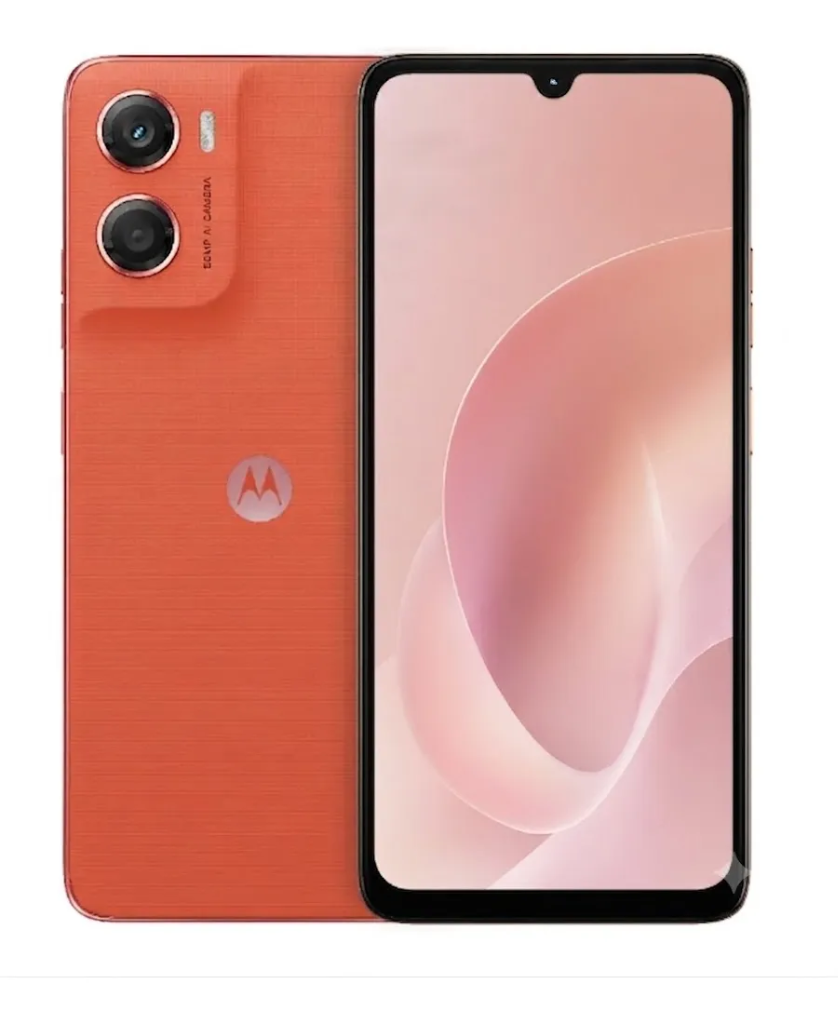 Celular Motorola Moto G06 128GB 4GB RAM Tela 6.9" 50MP AI Laranja