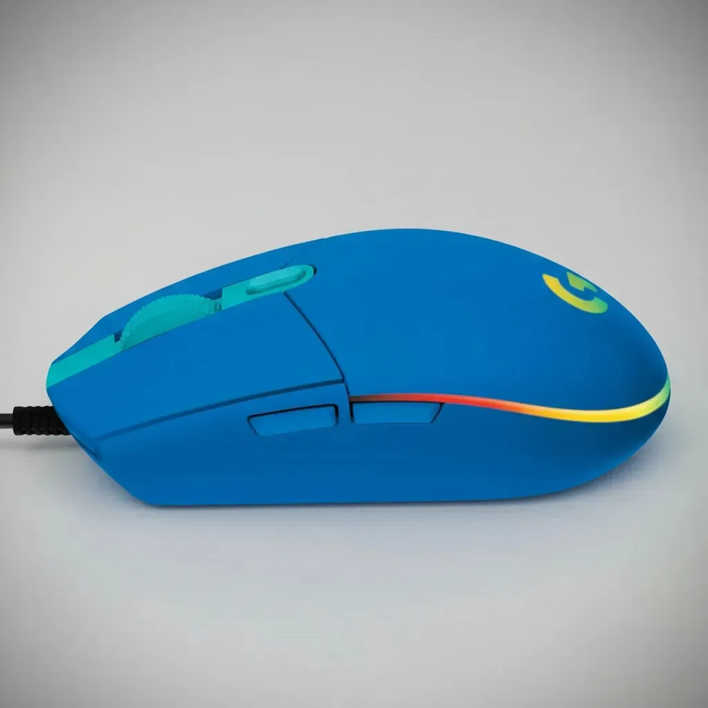 Mouse Gamer Logitech G203 LIGHTSYNC RGB 8.000 DPI Azul