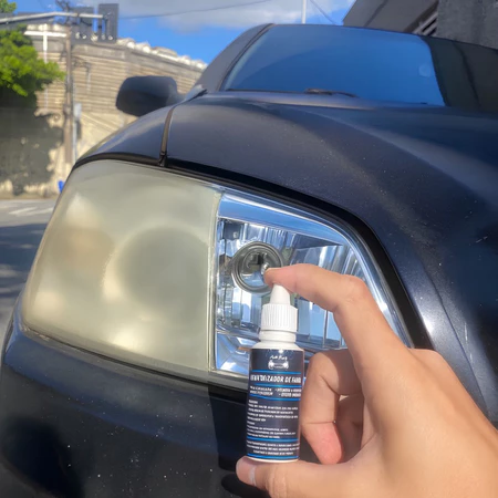 Revitalizador de Farol Líquido Remove Amarelado e Fosco Instantâneo (Sem Lixar) — MAGON