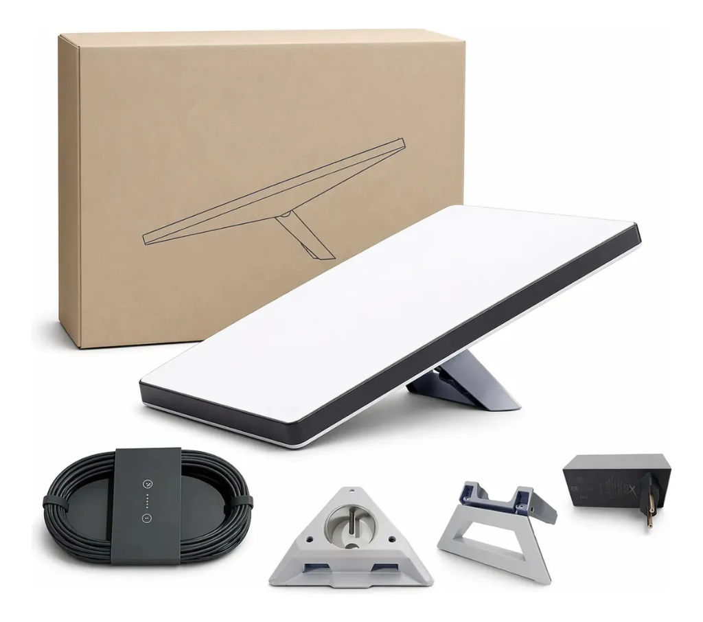 Starlink Mini Kit Antena Satélite Portátil com Roteador Wi-Fi Integrado — Homologado Anatel